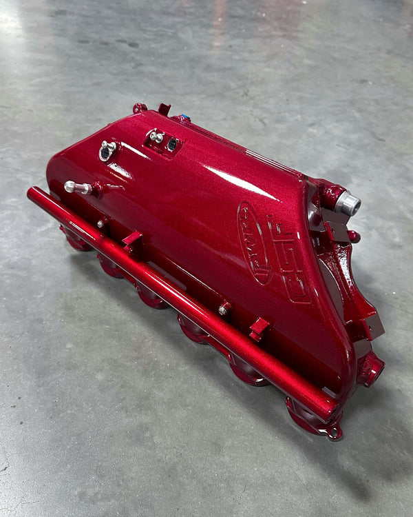 CSF #8233C BMW S58 "Level-Up" Charge Air Cooler Manifold - Custom Finish custom finish - Illusion Cherry