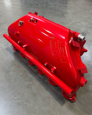 CSF #8233C BMW S58 "Level-Up" Charge Air Cooler Manifold - Custom Finish custom finish - Bengal Red (Gloss)