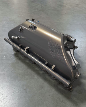 CSF #8233C BMW S58 "Level-Up" Charge Air Cooler Manifold - Custom Finish custom finish - Golden Hour (Dravit Grey Compliment)