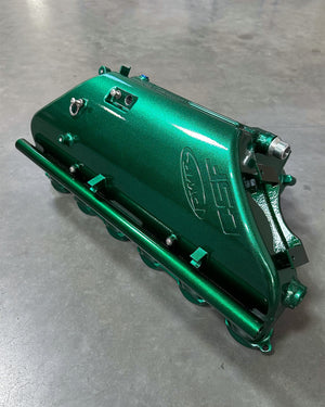 CSF #8233C BMW S58 "Level-Up" Charge Air Cooler Manifold - Custom Finish custom finish - Isle of Man Green