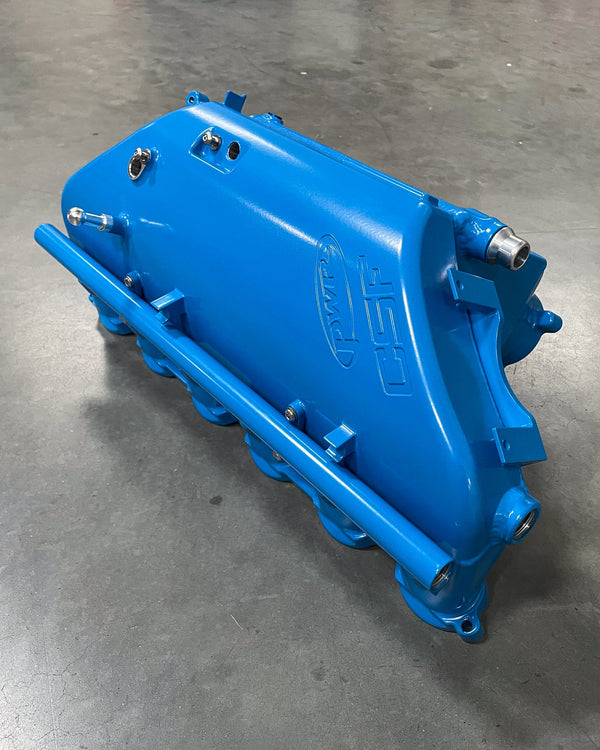 CSF #8233C BMW S58 "Level-Up" Charge Air Cooler Manifold - Custom Finish custom finish - Mexico Blue