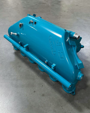 CSF #8233C BMW S58 "Level-Up" Charge Air Cooler Manifold - Custom Finish custom finish - Miami Blue