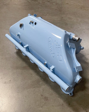 CSF #8233C BMW S58 "Level-Up" Charge Air Cooler Manifold - Custom Finish custom finish - Zandvoort Blue Hand Airbrush Painted +$800.00