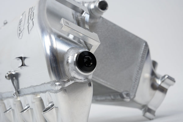 CSF #8233 BMW S58 "Level-Up" Charge Air Cooler Manifold - Raw Billet