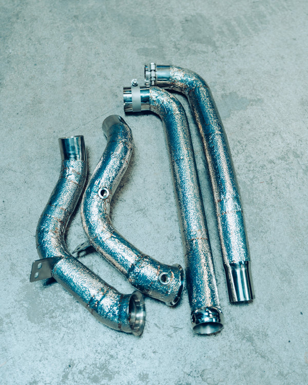 Mercedes AMG GT Race Downpipes